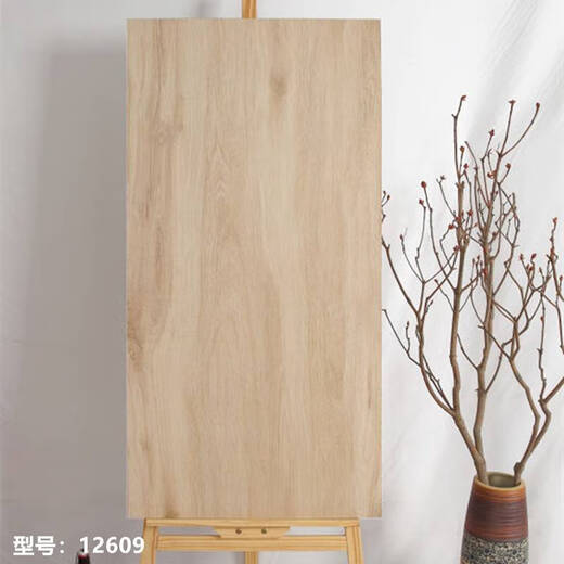 Tile de cerámica de grano de madera estilo crema yonghuan 600x1200 sala de estar estilo de registro de madera de madera maciza azulejos anti-slip piso 12609 600x1200 Especificaciones
