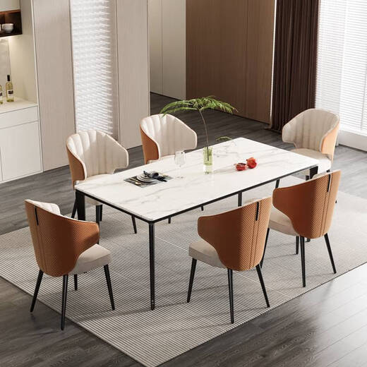 Yusenyi Bordeaux en aluminium Aluminium Corners arrondis et tige de table solide Pignes Rock Plate à manger Table Bracket Table Cadre de table en céramique Base de table en céramique Longueur noire personnalisée 1295 mm * Largeur 695 mm * Hauteur 720 mm