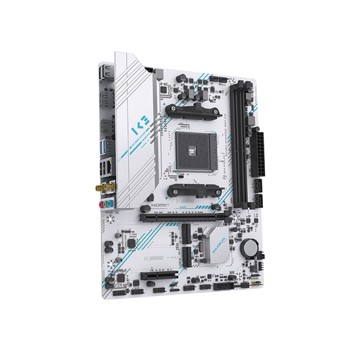Mingxuan B550M GAMING ICE 5700X 5600X board U set WIFI A520M-K ARGB DDR4 memory A520M-K challenger AMD computer motherboard B550M GAMING WIFI ICE single motherboard brand new SF