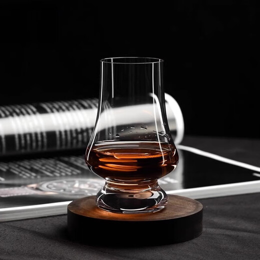 MARTIGUES Classical Crystal Whiskey Cup Wine Tasting Cup Glass Tulip Cognac Cup Scent Cup Foreign Wine Cup Gift Box Son of Light*2