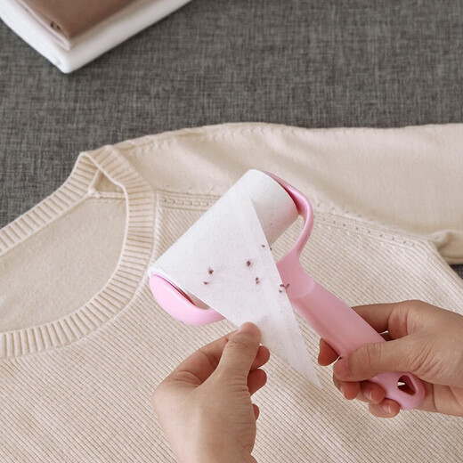 Chenfan Youpin Clothes Care Adhesive Roller Tear-off Adhesive Paper Clothes Hair Removal Pet Hair Removal Adhesive Hair 1 handle 5 rolls value pack