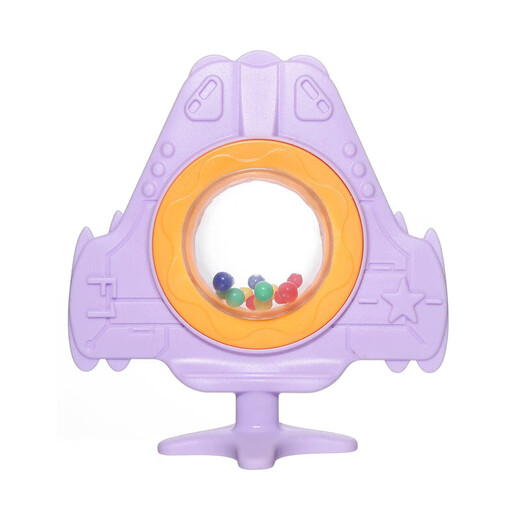 Baby bite molar stick, infant silicone teether, molar teeth fixator, rattle teether, airplane bell teether, airplane-rattle teether, blue bagged