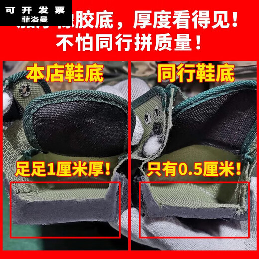 FEILUOMAN (FEILUOMAN) FEILUOMAN Shoes Men's Deodorant Anti-Smashing and Anti-Puncture Steel Head 3522 Construction Site Anti-Slip New Anti-Smashing and Anti-Smashing and B Style Black [Strength Sole Version Spot Shipping] 41