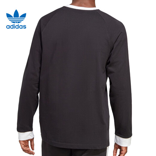 Adidas Clover Herrensport und ungezwungene langärmelige T-Shirt IA4877 IA4877 XS