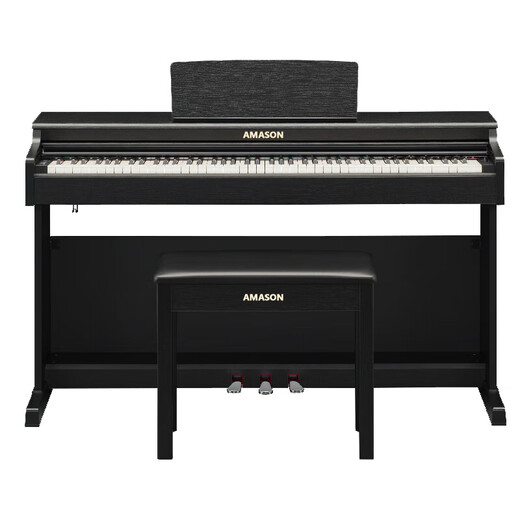 Amason Zhujiang Electric Piano Heavy Hammer 88 Key Adultos Niños para adultos Smart Electronic Piano ADP115