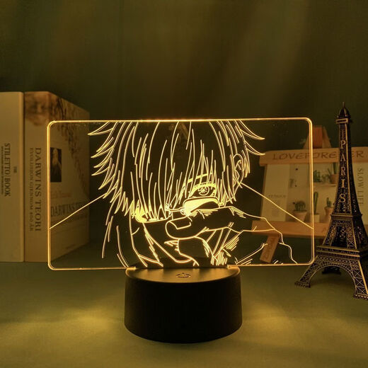 Ruizhixuan kehrt zu Wujowu 3D Night Light Figur Animation periphere Desktop-Ornamente Schlafheim, um die Geschenkideen der Schüler zu senden.
