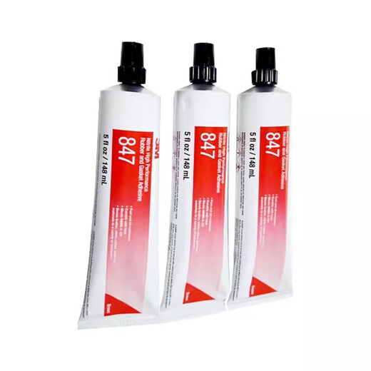 Qixin 3M847 Adhesive Waterproof Oil-resistant Nitrile Rubber Gasket Fuel Pipe Adhesive Heat Curing Instant Dry Quick Drying Adhesive Songke 168 Transparent