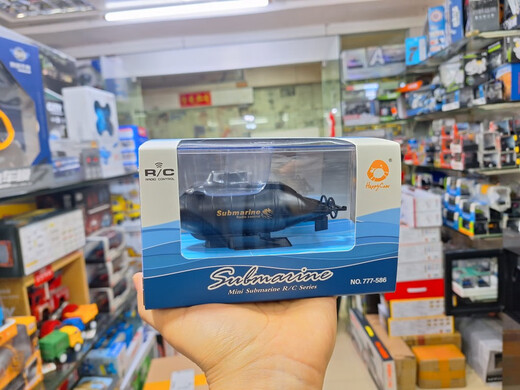Niños Mini de control remoto de seis vías Submarino Submarino Hovercraft Water Play Speed Lap Airship Toy Yacht Toy Mini Remote Control Speed Boat - Naranja 588 Estándar + Batería de control remoto + destornillador