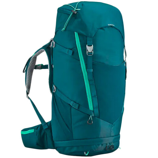 Decathlon (DECATHLON) hiking bag children's outdoor hiking backpack youth backpack 40+10 liters wear-resistant MH500 turquoise green 10L 40+