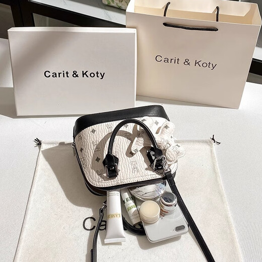 Cálculo/Keenck Bag de diseño de nicho de mujer 2025 NUEVA TEXTURA AL MARDIA Y MODIA Bolsa de concha versátil Crossbody White