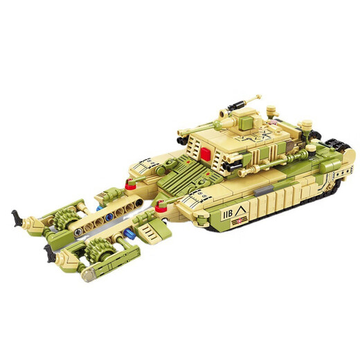 Kaizhi 84122 full set of 8 models 8-in-1 military armored minesweeper tank and combat vehicle assembly small particle assembly building blocks 6630 universe armored vehicle [single box price full