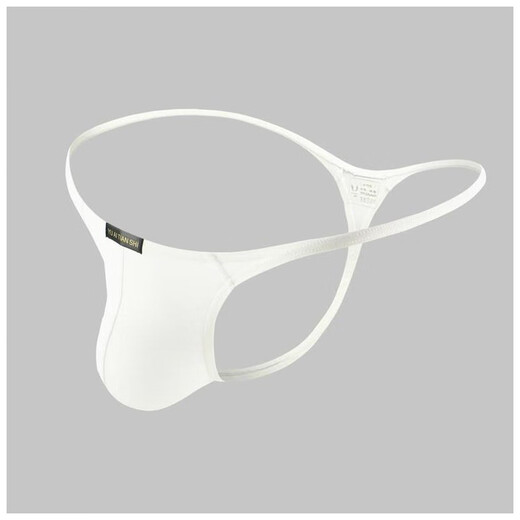 Herren Nylon Ice Seide Single Tanga Einschicht Stretch Silky Tanga aufregend und nicht marken sexy dünn gurt naht touser 2 Stück Kombination (Order Message Farbe ansonsten zufällig s