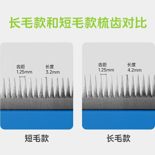 FURminator pet comb to remove floating hair and velvet comb, dog comb, special dog hair comb, hair care for long-haired large dogs