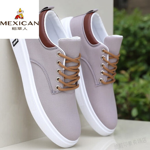 
Woodpecker men's shoes summer versatile shoes men's sports and casual soft sole breathable canvas men's singles Z898 khaki (flat sole) 38
