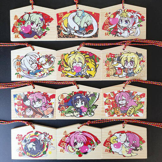 
Yonghuan animation 2D Qianlian Wanhua Wishing Card Yushou Wishing Card is listed and painted by Mamu brand Congyu 4-Fangnai size 12806) 1