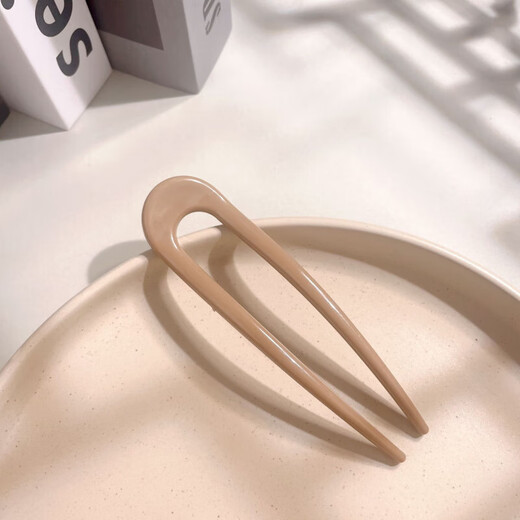 Retro simple U-shaped hairpin for women, gentle temperament, ball hairpin, 2025 new high-end hairpin headwear, U-shaped hairpin-random 4 pieces