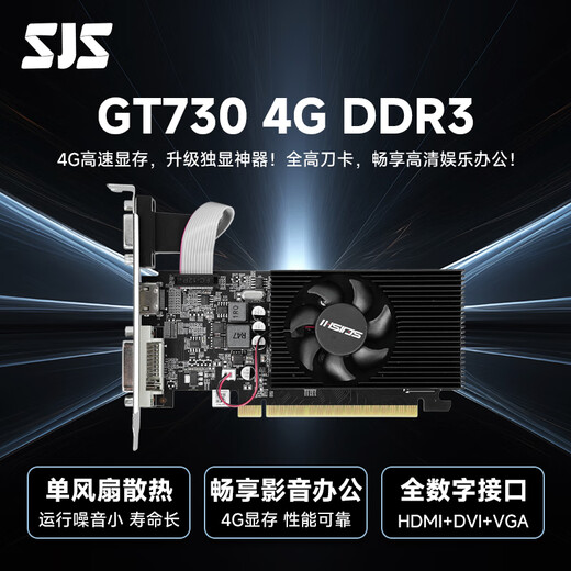 色技师 GT730 2G 4G家用台式电脑主机办公显卡 GT730 4G