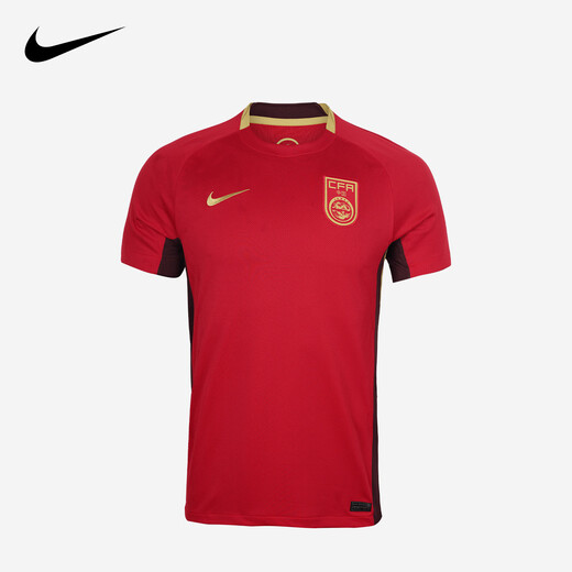 耐克（Nike）天朗足球耐克中国队2025主场球迷版短袖足球服球衣男FZ9018-687 红色#FZ9018-687 2XL