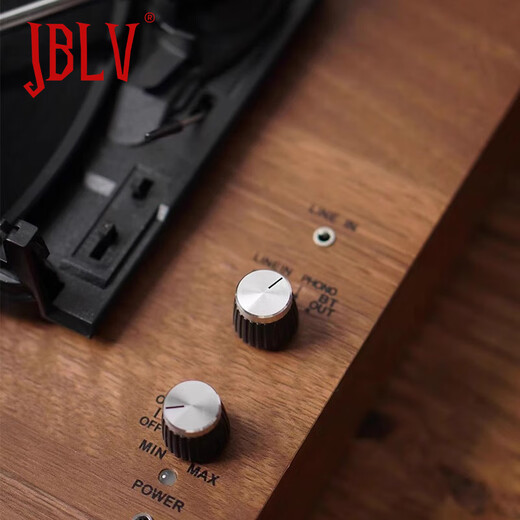 JBLV 2025 new Berlin Sound vinyl record player retro gramophone home portable speaker album special CD high-quality Bluetooth speaker hifi European birthday gift deep black