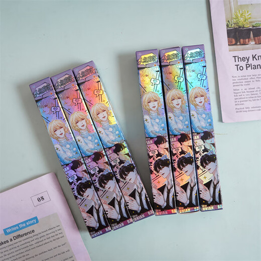 UHFQ mermaid Falls New Blind Box Stift kreativer Cartoon niedliche Ins High Precision Press Neutral Stift Schnell trockenes schwarzes Wasser X-6196 Kamen Rider Blind Box Stift zufällig 6 0,5 mm 0,5 mm x Single