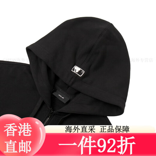 美职棒（MLB）官方男女装 2025新款情侣夹克背标大;OGO时尚外套运动服上衣 3ATR 3ATRB0544-50BKS XS 均码
