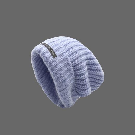 Fat Donglai quality cold hat woolen hat 2025 autumn and winter big head circumference pile hat men and women loose thickened and lengthened toe cap black collection plus purchase ++ shopping bag