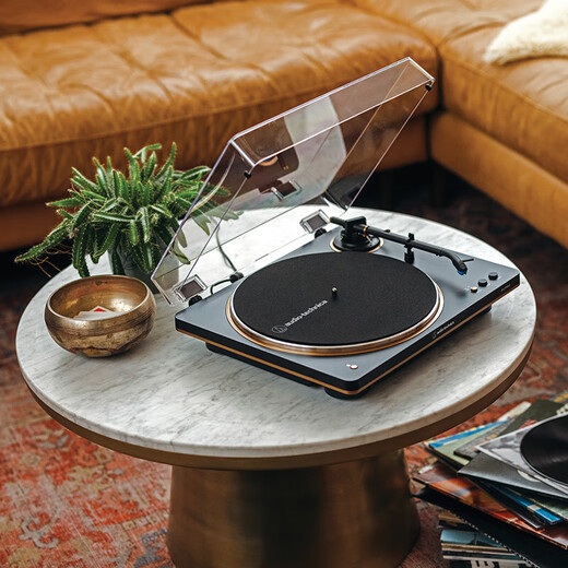 Audio-technica AT-LP70XBT BZ fully automatic Bluetooth record player vinyl record player retro record player gramophone 2025 new product black copper
