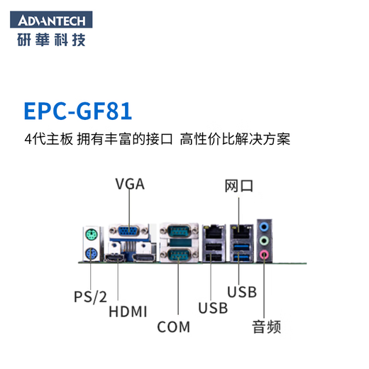 APUG研華科技研华工控机510原装IPC-610L工业电脑主机服务器串口支持XP工作站设备视觉检测4U机箱 整机 IPC-610L-GF81（4代）（HDMI） I7-4770/8G/1T机械/键鼠