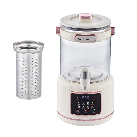 Healthy tea pot, stew, all-in-one teapot, kettle, household flower teapot, large capacity thermostatic kettle, hot water kettle, split type with filter, 3L flower tea health pot