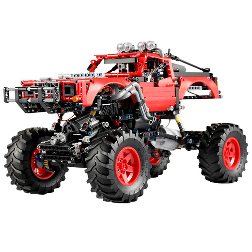 JPHZNB off-road vehicle building blocks remote control car model children's assembled electric toy boy sports car student Red Bull off-road vehicle static