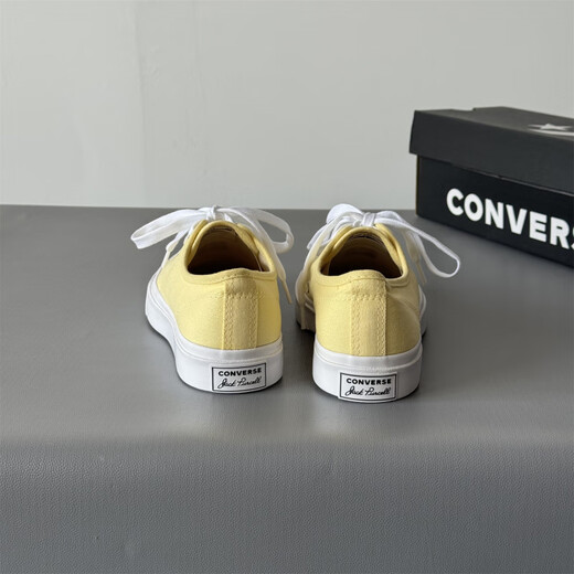 匡威（Converse）官方旗舰奶黄色夏季多巴胺糖果色开口笑低帮帆布鞋A11964c A11964c奶黄色开口笑 33 35.5 215MM