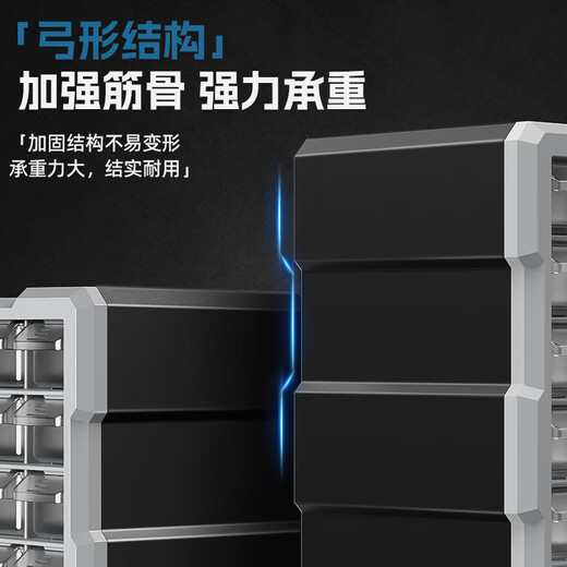 HYUNDAI parts storage box drawer-type transparent compartments hardware tools screws drill bits electronic components box classification box thickened 22 large and small sizes new environmentally friendly material