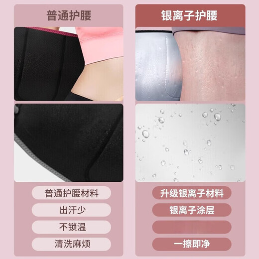 oein暴汗束腰带运动健身护腰深蹲跑步训练腹爆汗塑身女呼啦圈收腹燃脂 暴汗腰带（带口袋）粉色