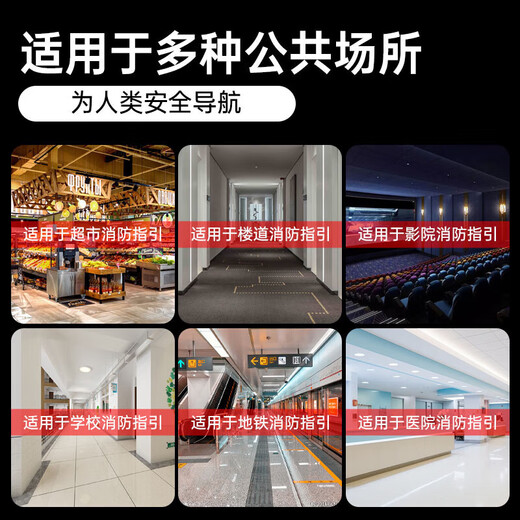 Hauskop fire exit indicator light safety exit indicator stainless steel emergency escape emergency evacuation light left