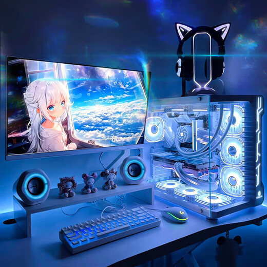 MSI Qilangtian Workshop high-end customized diy installation DIY assembly computer black myth/delta/CS/LOL/chicken/DNF game console desktop design office home custom package 32G