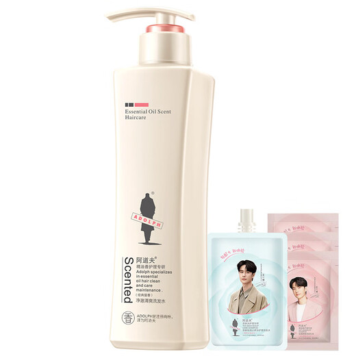 Adolf Shampoo ätherisches Ölduft Shampoo Anti-Dandruff-Kontrollöl erfrischend und spülen lang anhaltende Aroma universell für Männer und Frauen Ölkontrolle erfrischend Shampoo 420 ml+80 ml