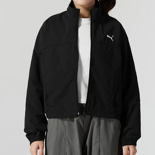 彪马（PUMA）女装 2025秋季新款运动服跑步健身训练外套时尚潮流休闲夹克上衣 631917-01 XS