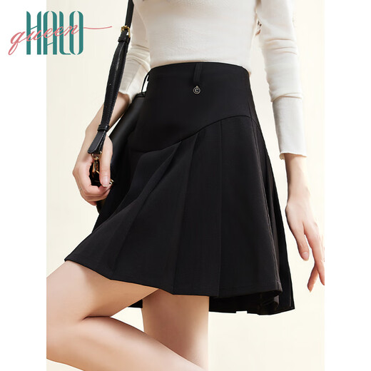 Halo Queen skirt women's new pleated skirt high waist slimming cover versatile A-line JK skirt short skirt H143B2004