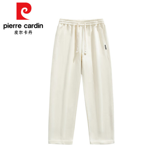 皮尔卡丹（pierre cardin）男士直筒裤春夏潮牌宽松直筒纯棉裤子男生卡其色百搭运动休闲长裤 6628黑色+6682黑色 M 【95-115斤】
