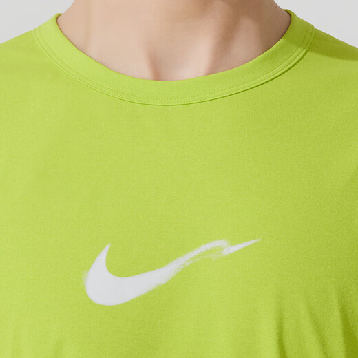 Nike (Nike) Men's Sports Set 25 Summer Nuevo estampado informal de moda Camiseta de manga corta transpirable Pantalones sueltos Conjunto de dos piezas HV4882-389+FB7498-010 XL