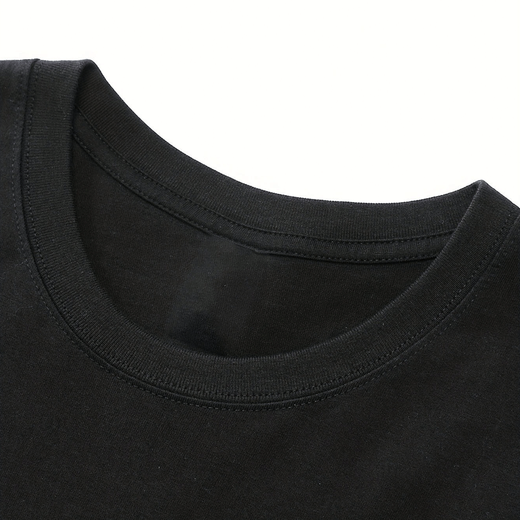Pure cotton short-sleeved T-shirt for men's trendy brand style magician cartoon pattern street casual summer top ZYFS black A-6218 [100% cotton] S [80-100]