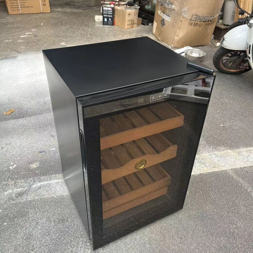 Double small shop Zunbao 65L export last order Constant temperature household cigar cabinet humidor humidor Spanish cedar wood shelf 345*508*630mm 48L (without lock)