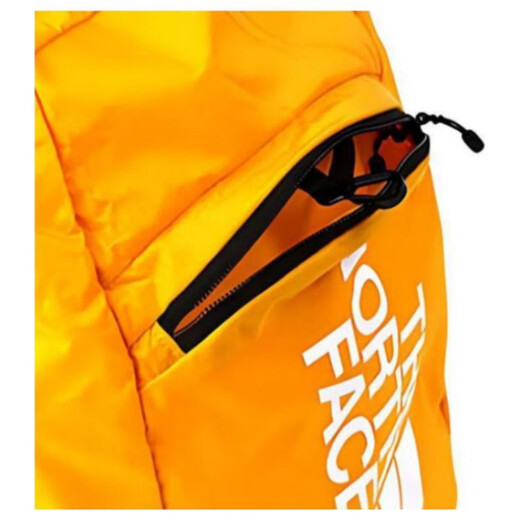北面（The North Face）立体图案舒适尼龙书包背包双肩包常规男女同款情侣款峰会金 峰会金