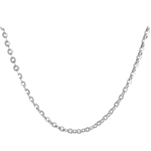 Saturday Fortune S925 silver necklace for women without pendant O-shaped clavicle chain birthday gift BY057445 45cm