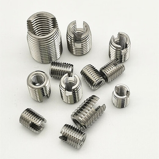 Yingtang 302 type stainless steel self-tapping screw sleeve slotted self-tapping dental sleeve threaded bushing repair protective sleeve M3M4 M2-outer M4 point 5*0 point 5-length 610 pieces