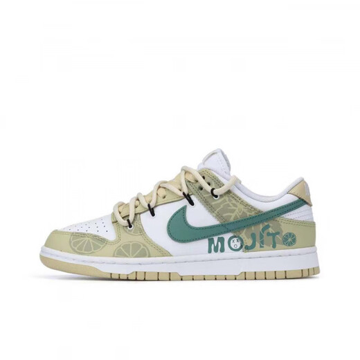 Nike (Nike) Sneakers Custom Dunk Myth Wukong Anti-Slip-Stoßdämpfung Low-Top-Schuhe Black Gold DD1503-101 (Team144-Golden Years) Frauen 35.5