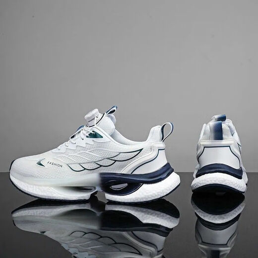 OUOETY carbon board running shoes carbon board running summer and autumn high school entrance examination ultra-light running shoes for primary and secondary school students rebound cushioning and breathable rotation 9888 light blue mesh model 36
