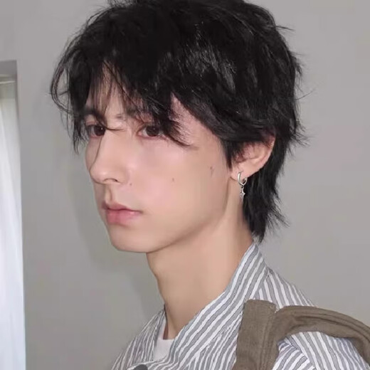 UOSU Starburst Trendy Men's Earrings Niche High-end Trendy Personalized Earrings Men's Handsome Ins Earrings Simple Korean Style Versatile Starburst Pendant Earrings Pair