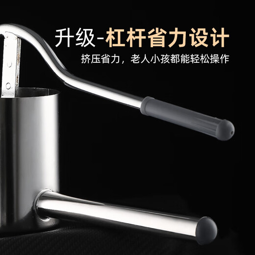 Grain harvesting Northeast sour soup noodle press extruder large-aperture stainless steel slag press rice noodle tool handmade rice noodle artifact 5mm extruder