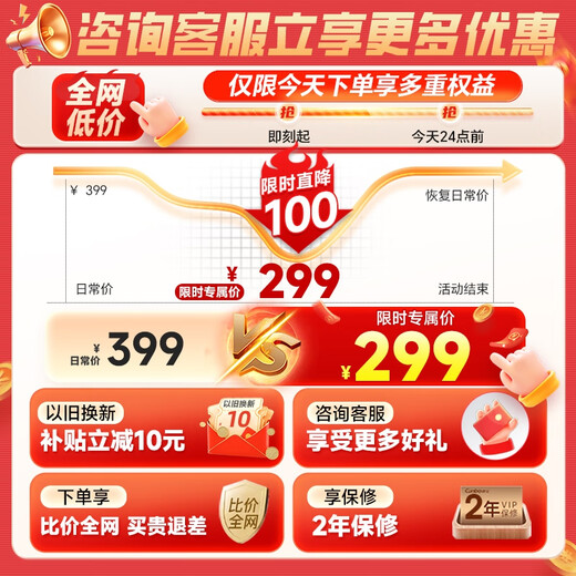 Canbo Disinfection Cabinet Household Small Desktop Tea Cup Disinfection Kitchen Tableware Tableware Baby Bottles UV Drying No Draining ZTD30-BX